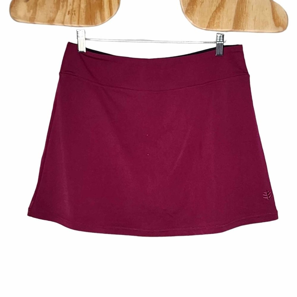 Coolibar Women's Mini Skirt in Deep Berry